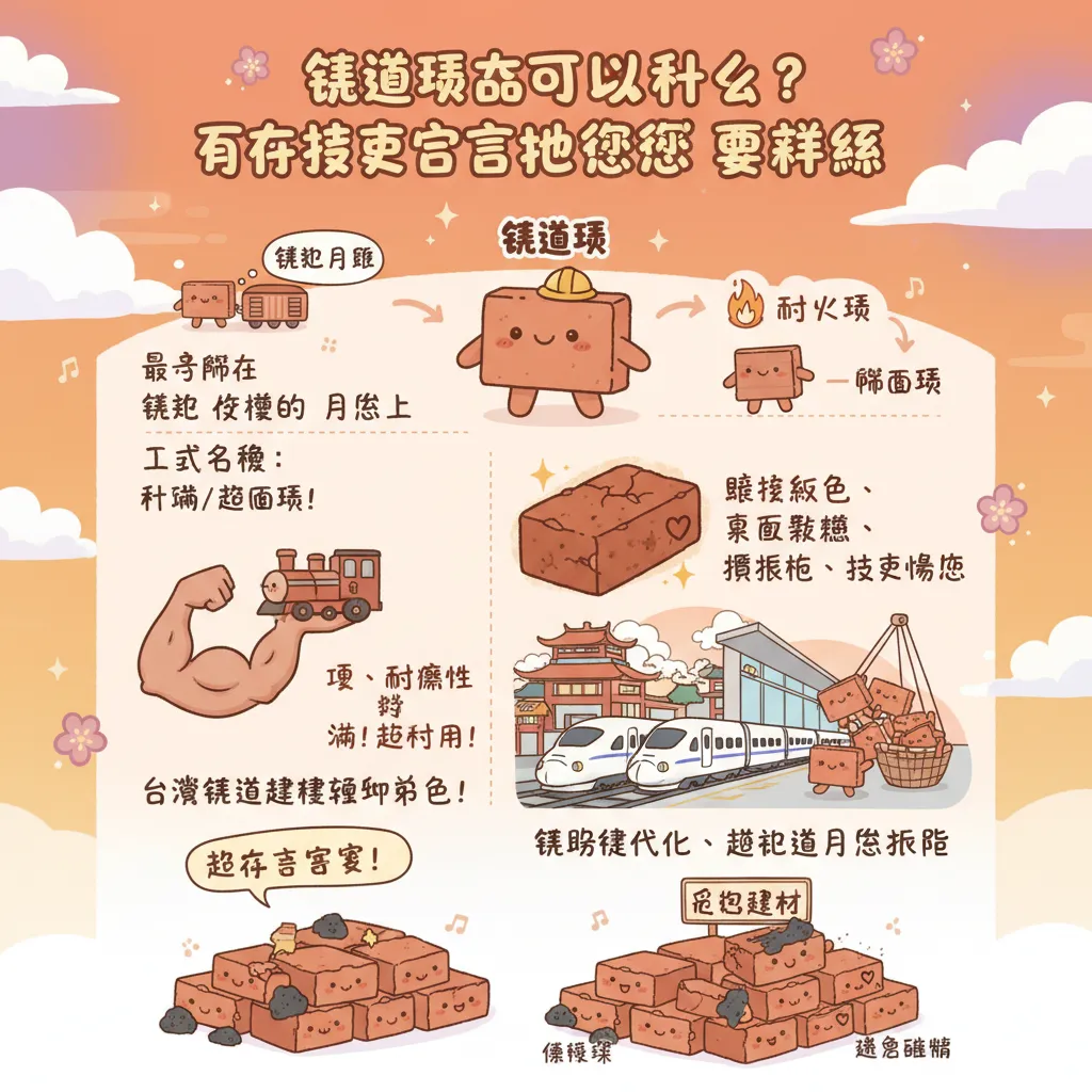 鐵道磚到底是什麼？它的歷史故事比你想得更精彩